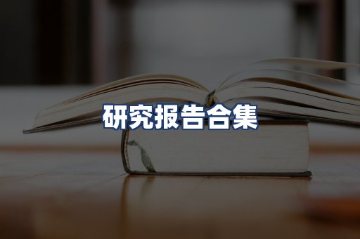 研究报告合集
